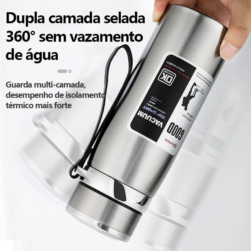 Garrafa Térmica isolada 1000 ml Ideal Para Bebidas Quentes e Fria