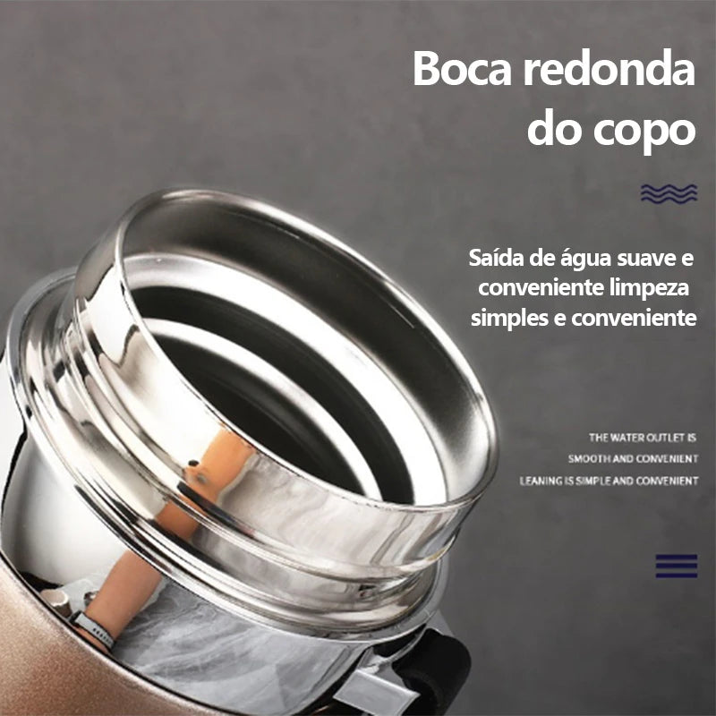 Garrafa Térmica isolada 1000 ml Ideal Para Bebidas Quentes e Fria