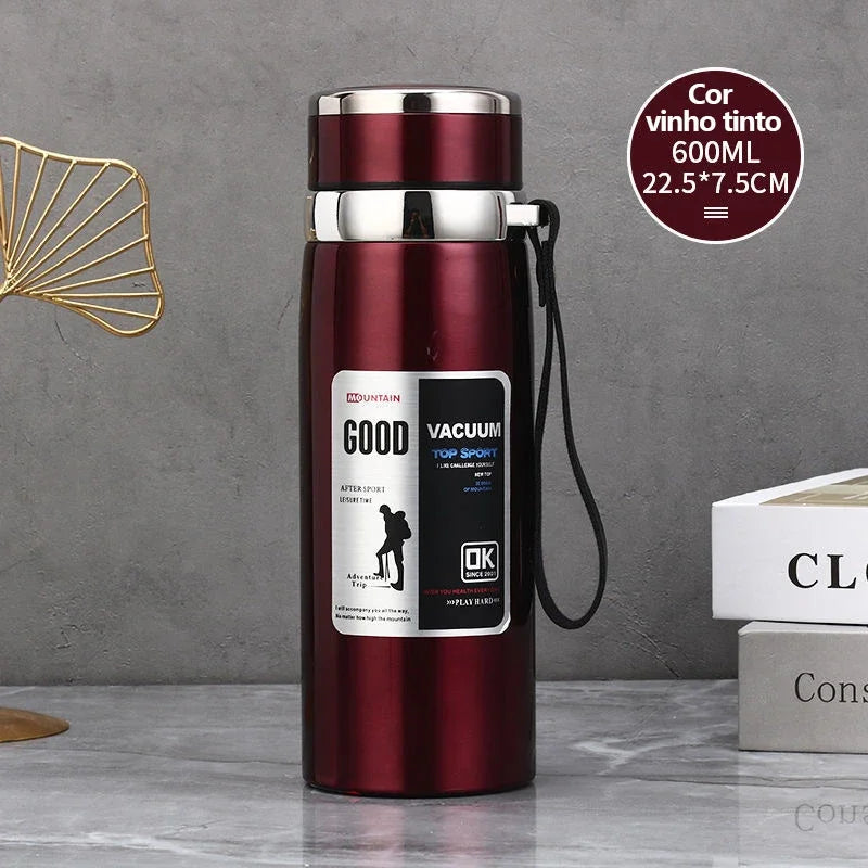 Garrafa Térmica isolada 1000 ml Ideal Para Bebidas Quentes e Fria