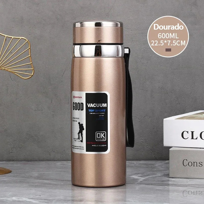 Garrafa Térmica isolada 1000 ml Ideal Para Bebidas Quentes e Fria