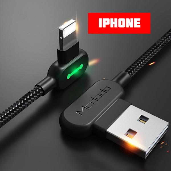 Carregador para iPhone - USB C - Micro-USB | Cabo Titã™ - Mega Store