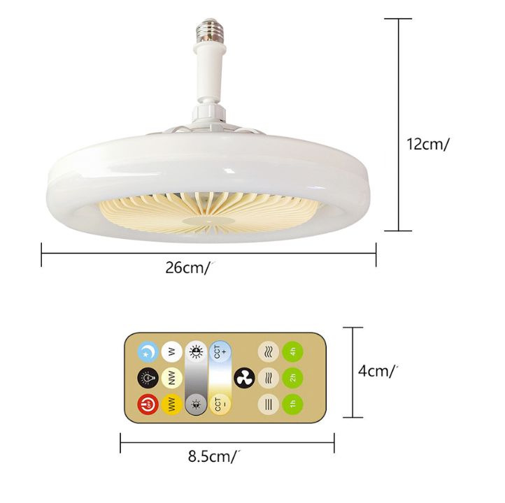 Lâmpada Turbo Led 2 em 1 [ULTRA POTENTE] - Mega Store