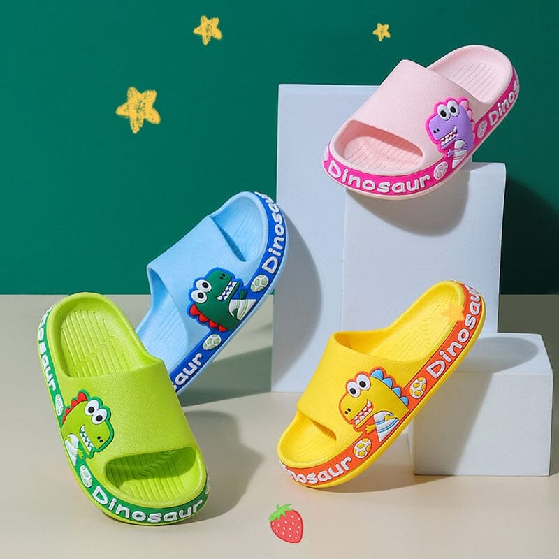 Chinelo Infantil Anti-Derrapante Dino Crocks - Mega Store