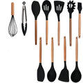 Kit Utensílios de Cozinha Silicone Completo (12 peças) - Mega Store