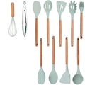 Kit Utensílios de Cozinha Silicone Completo (12 peças) - Mega Store