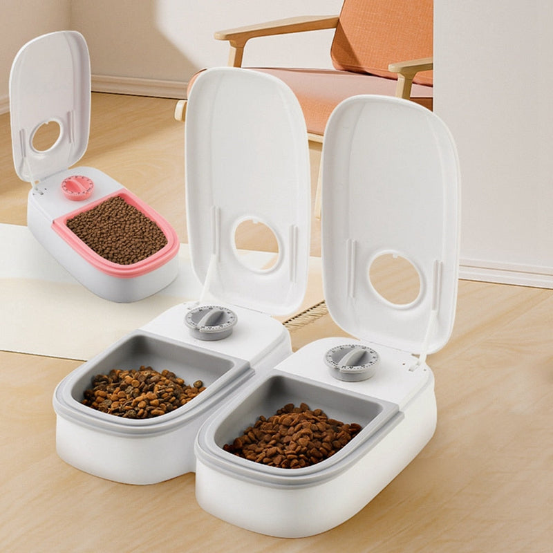 Dispenser de Comida Automático Inteligente | Para Cães e Gatos - Mega Store