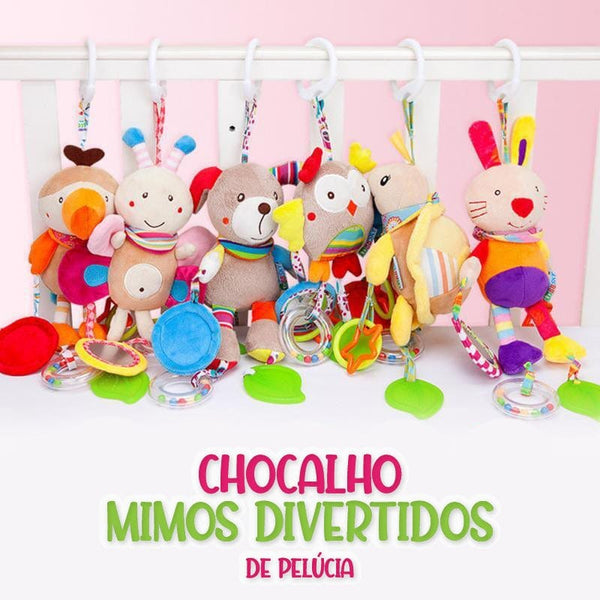 Chocalho Mimos Divertidos de Pelúcia - Mega Store