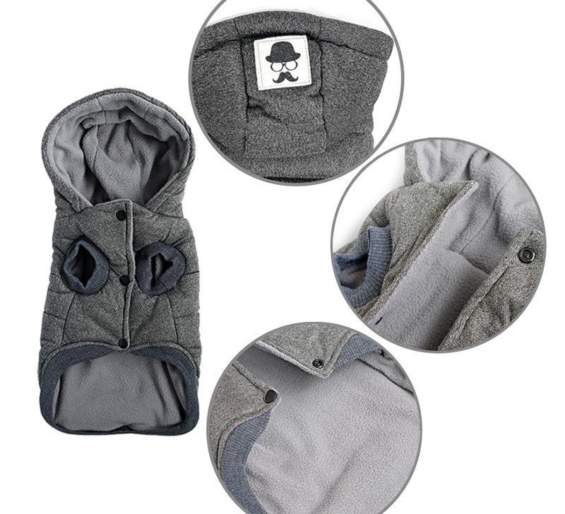 Colete de Inverno para Cachorros | Gentleman - Mega Store