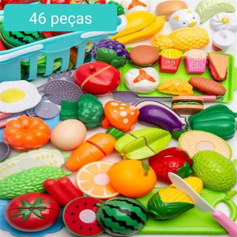 Conjunto de Comidas - Brinquedo de comidinhas divertidas para sua criança - Mega Store